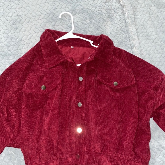 Maroon Corduroy Jacket - Picture 6 of 6
